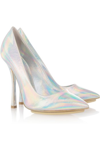 Stella McCartney Holographic Faux Leather Pumps picture from stellamccartney.com